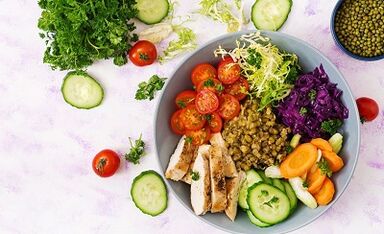 Características nutricionais na osteocondrose cervical